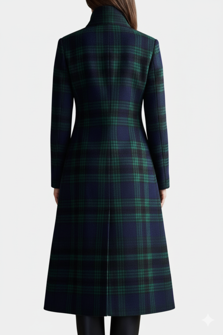 Audrey - Timeless Elegant Checkered Coat