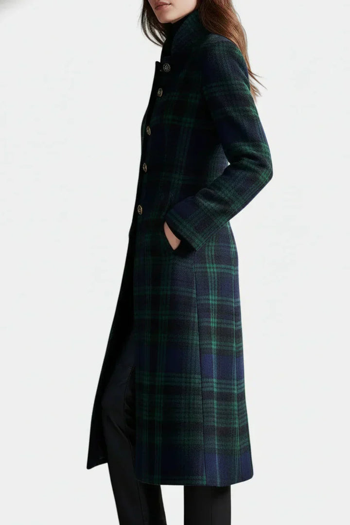 Audrey - Timeless Elegant Checkered Coat
