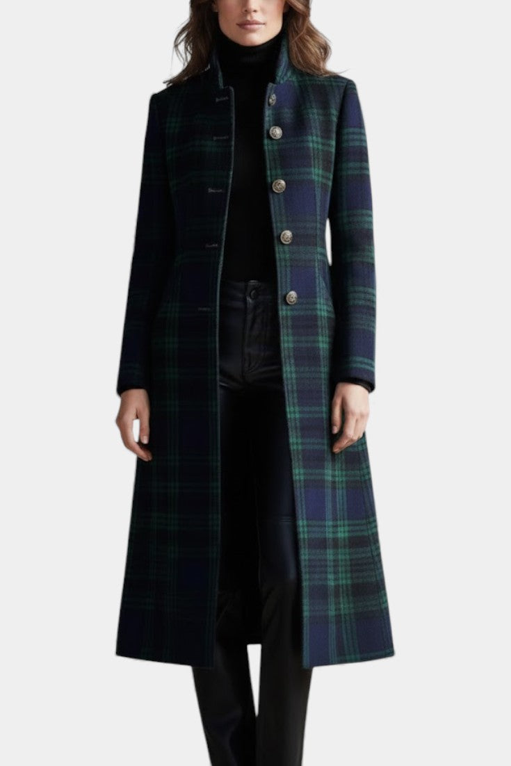 Audrey - Timeless Elegant Checkered Coat